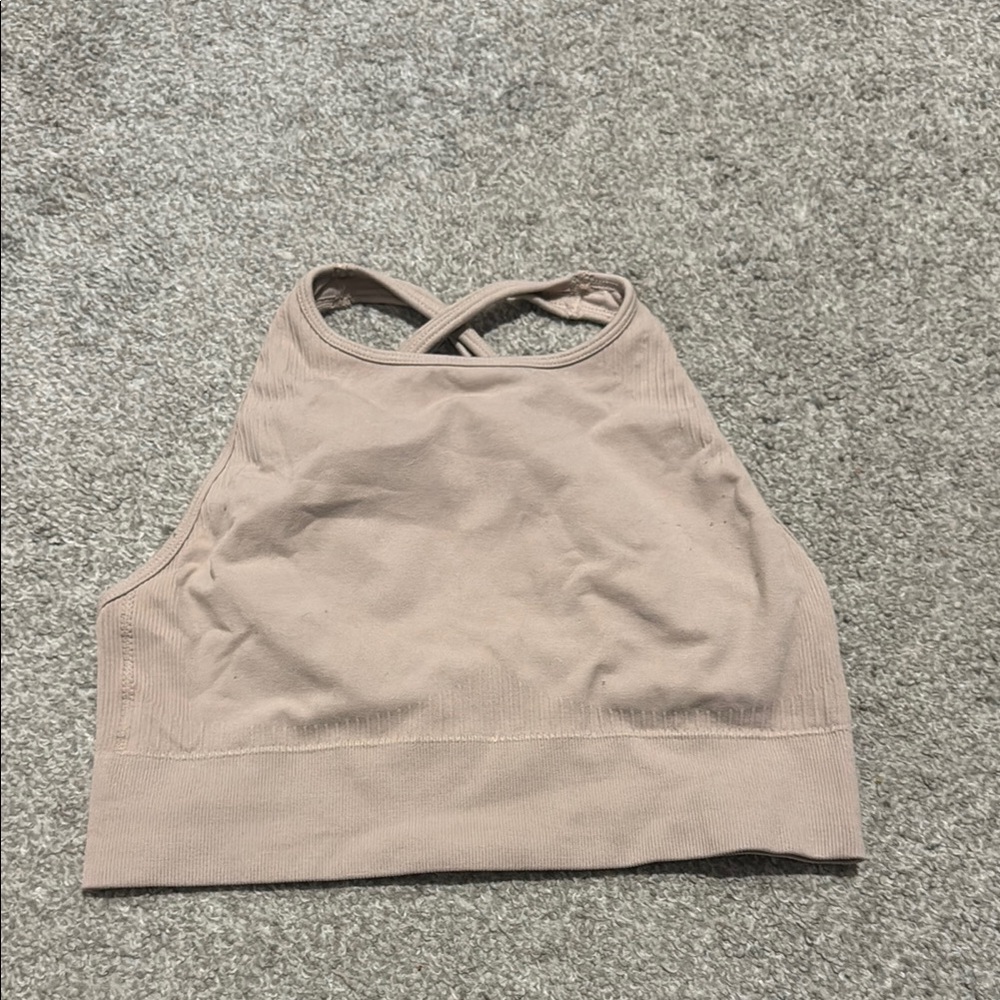 Hollister Women's Tan Sports Bra